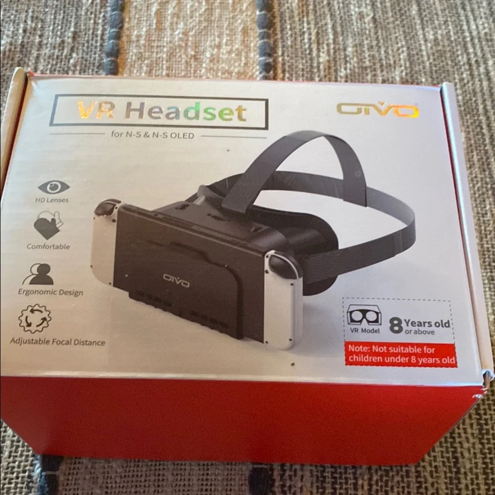 Black VR Headset for Nintendo Switch & Switch OLED